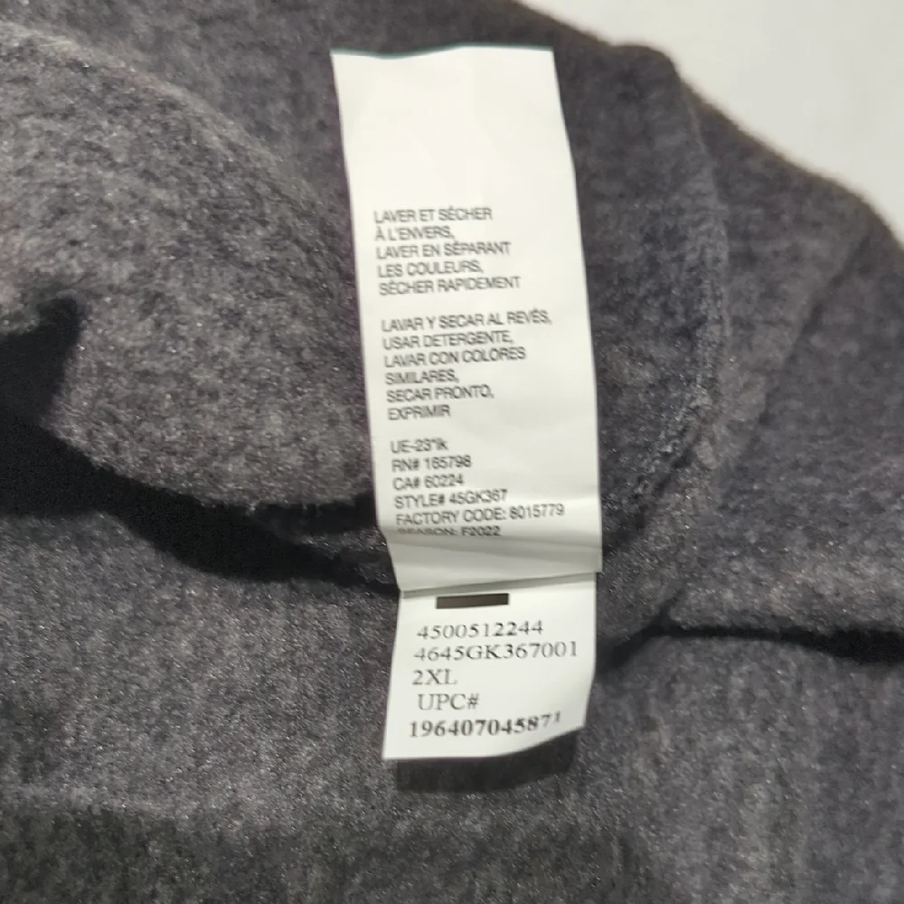Izod Men's Black Zip Up Sweater XXL/TTG/XXG $70 ORIGINAL TAG.. absolutely New!!